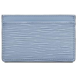 Louis Vuitton-Porte-carte Epi-Bleu