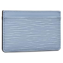 Louis Vuitton-Porta-cartões Epi-Azul