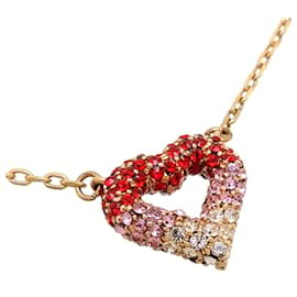 Louis Vuitton-LV & V Strass Necklace-Pink