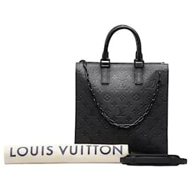 Louis Vuitton-Monogram Empreinte Sac Plat Messenger-Preto