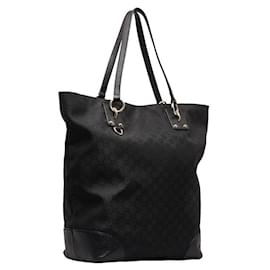 Gucci-GG Nylon Tote Bag-Black