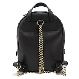 Gucci-Interlocking G Soho Chain Backpack-Black