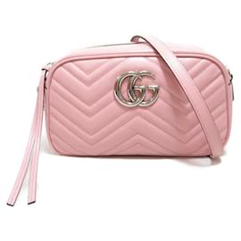 Gucci-bolsa para cámara GG Marmont-Rosa