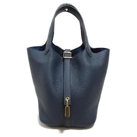 Hermès-Clemence Picotin Lock 18-Azul