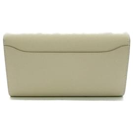 Hermès-Epsom Constance Long To Go Wallet-White