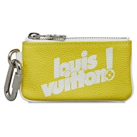 Louis Vuitton-Estuche para llaves Everday LV de cuero-Amarillo