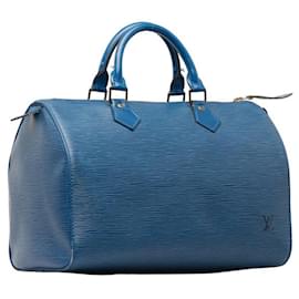 Louis Vuitton-Epi Speedy 30-Blau