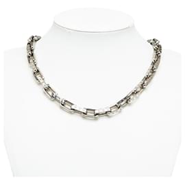 Louis Vuitton-Halskette mit Monogramm-Kette-Silber