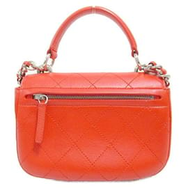 Chanel-CC Ring My Bag Bolsa com aba-Vermelho