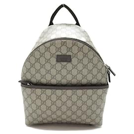 Gucci-GG Supreme Children's Backpack-Brown