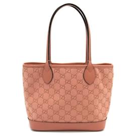 Gucci-Ophidia-Tasche aus GG-Canvas-Pink