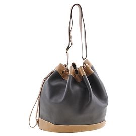 Hermès Bolsa com cordão GM do mercado de couro Marrom