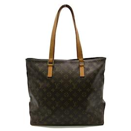 Louis Vuitton-Monogram Cabas Mezzo Zip Tote Bag-Brown