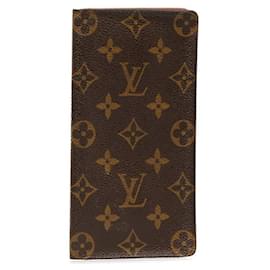 Louis Vuitton-Monograma Porte Cartes Crédito-Marrom