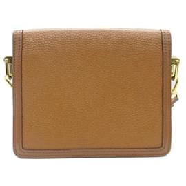 Louis Vuitton-Taurillon Mini Dauphine Shoulder Bag-Brown