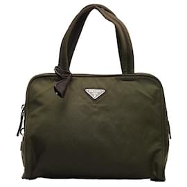 Prada-Tessuto Handbag-Bronze