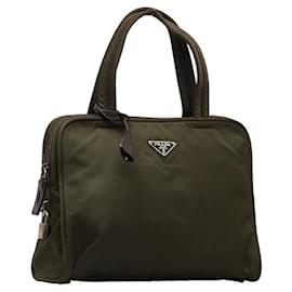 Prada-Tessuto Handbag-Bronze