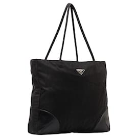 Prada-Tessuto Tote Bag-Black