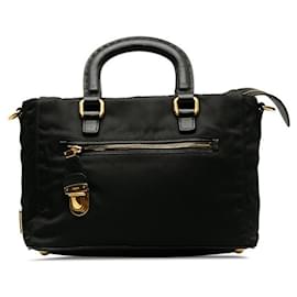 Prada-Tessuto Handle Bag-Black