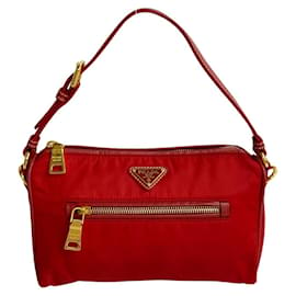 Prada-Tessuto Handbag-Red