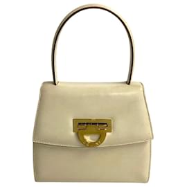 Céline-Leather Handbag-White