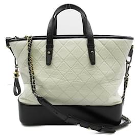 Chanel-Gabrielle Einkaufstasche-Weiß