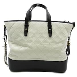 Chanel-Gabrielle Einkaufstasche-Weiß