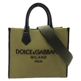 Dolce & Gabbana-Sacola de compras de borda-Verde