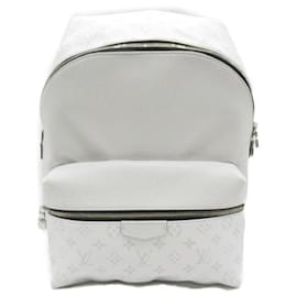 Louis Vuitton-Monogram Taiga Discovery Backpack-White