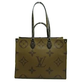 Louis Vuitton-Monogram Reverse Giant OnTheGo GM-Brown
