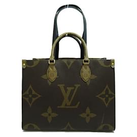 Louis Vuitton-Monogram Giant Reverse OnTheGo MM-Brown