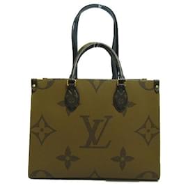Louis Vuitton-Monogram Giant Reverse OnTheGo MM-Castaño