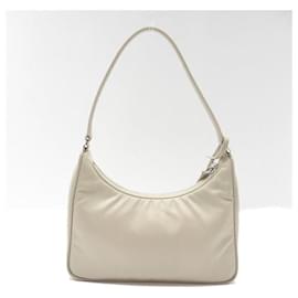 Prada-Re-Edition Nylon Handbag-Brown