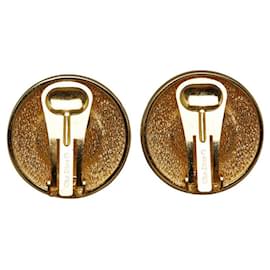 Dior-CD Faux Pearl Clip On Earrings-Golden