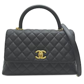 Chanel-Caviar Small Coco Handbag-Black