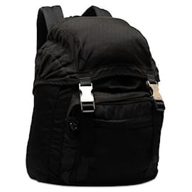 Prada-Tessuto Montagna lined Buckle Backpack-Black