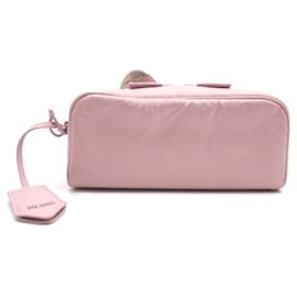Prada-Nappa Antique Multi-Pocket Shoulder Bag-Pink