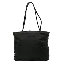 Prada-Tessuto-Tasche mit Reißverschluss-Schwarz