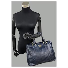 Prada-Vitello Lux Handbag-Blue