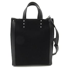 Valentino-Ecolab Shopper-Tasche mit Mini-Logo-Schwarz