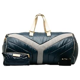 Yves Saint Laurent Sac de sport en maille Y Line Noir