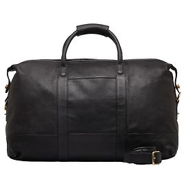 Coach Gepäck-Reisetasche aus Leder Schwarz