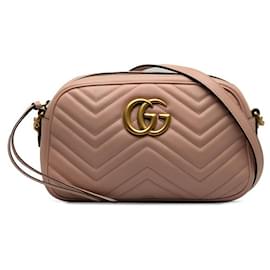 Gucci-bolsa para cámara GG Marmont-Rosa