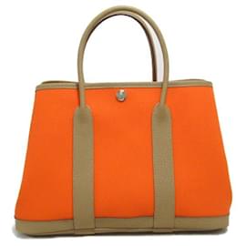 Hermès-Toile-Gartenparty 30 TPM-Orange