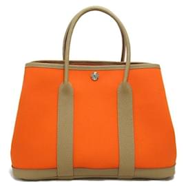 Hermès-Toile-Gartenparty 30 TPM-Orange