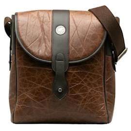 & Other Stories-Leather Messenger Bag-Brown