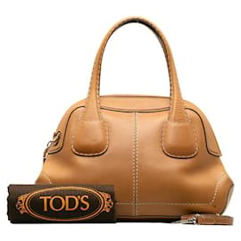 Tod's-Handtasche aus Leder im D-Stil-Braun