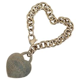 Tiffany & Co-Ritorna al braccialetto Tiffany Heart Tag-Argento