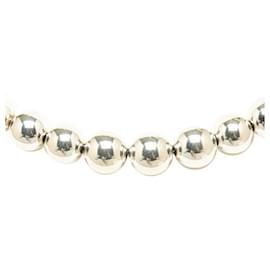 Tiffany & Co-Silver Ball Link Necklace-Silvery