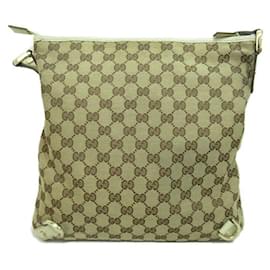 Gucci-GG Canvas Abbey D-Ring Shoulder Bag-Brown